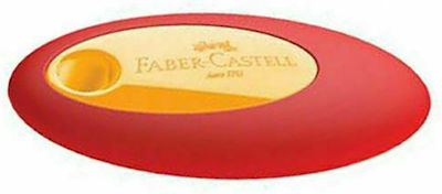 Faber-Castell Eraser for Pencil and Pen 1pcs Red