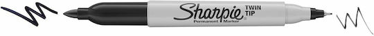 Sharpie Twin Τip Permanent Marker Black