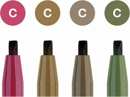 Faber-Castell Pitt Artist Design Markers 2.5mm Multicolour 4pcs