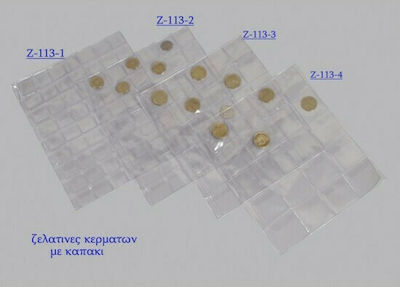 Exas Paper Plastikeinlage für für Münzen 30 Positionen 5x6cm