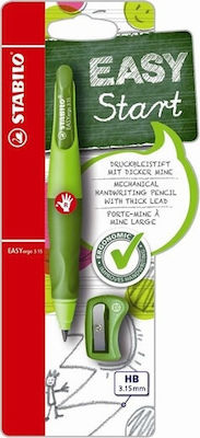 Stabilo Easyergo Mechanical Pencil with Sharpener for Left-handed 2pcs Lime UK