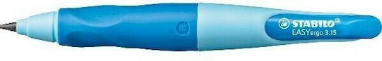 Stabilo Easyergo Mechanical Pencil Plastic with Sharpener for Left-handed 2pcs Light Blue