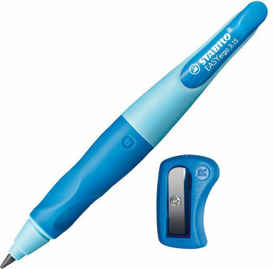 Stabilo Easyergo Mechanical Pencil Plastic with Sharpener for Left-handed 2pcs Light Blue
