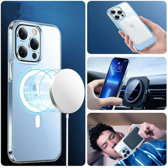 Tech-Protect Magmat MagSafe Back Cover Silicon / Plastic 2mm Transparent (iPhone 12 / 12 Pro)