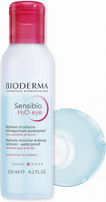 Bioderma Wasserfester Entferner Flüssig Sensibio H2o Eye High Tolerance für empfindliche Haut 125ml