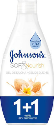 Johnson's Soft & Nourish Shower Cream 2x750ml