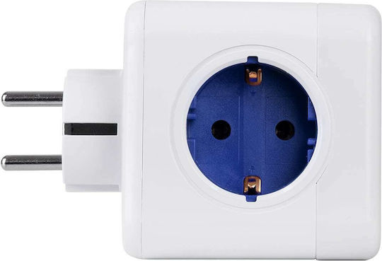 GloboStar PowerCube with Surge Protection 4 Positions with 2 USB-A