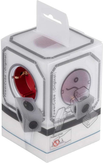 GloboStar PowerCube mit Überspannungsschutz 5 Positionen