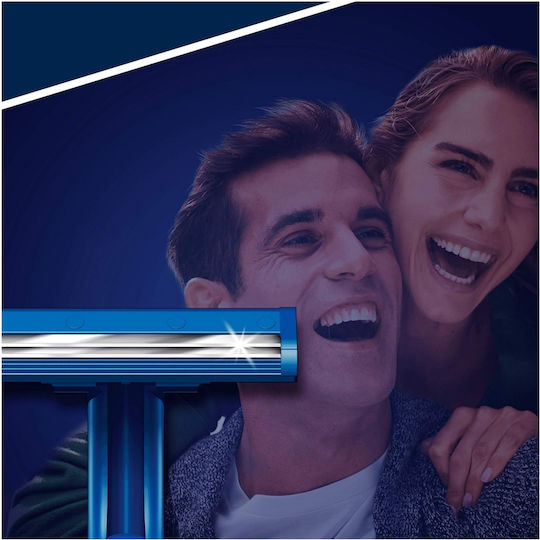 Gillette Blue II Ξυραφάκια μιας Χρήσης με 3 Λεπίδες 6τμχ