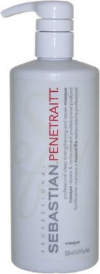 Sebastian Professional Μάσκα Μαλλιών Penetraitt Professional Deep Strengthening & Repair για Επανόρθωση 500ml