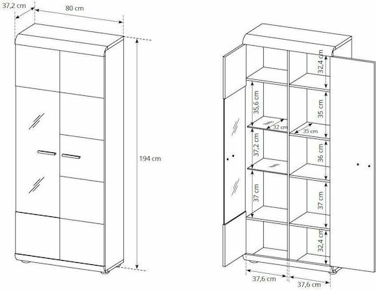 Σύνθετο Σαλονιού με Βιτρίνα & Φωτισμό Μ300xΒ54xΥ194εκ. Σύνθετο Σαλονιού με Βιτρίνα & Φωτισμό Μ300xΒ54xΥ194εκ.