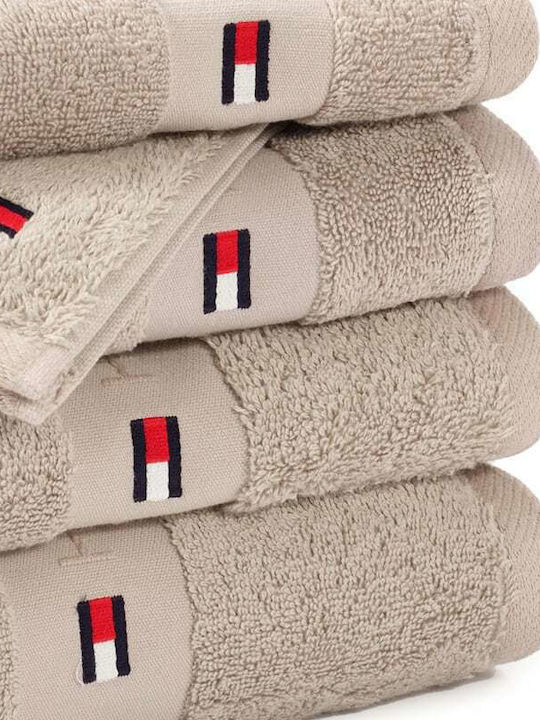 Tommy Hilfiger Hand Towel Legend 40x60cm Sand Weight 540gr/m²