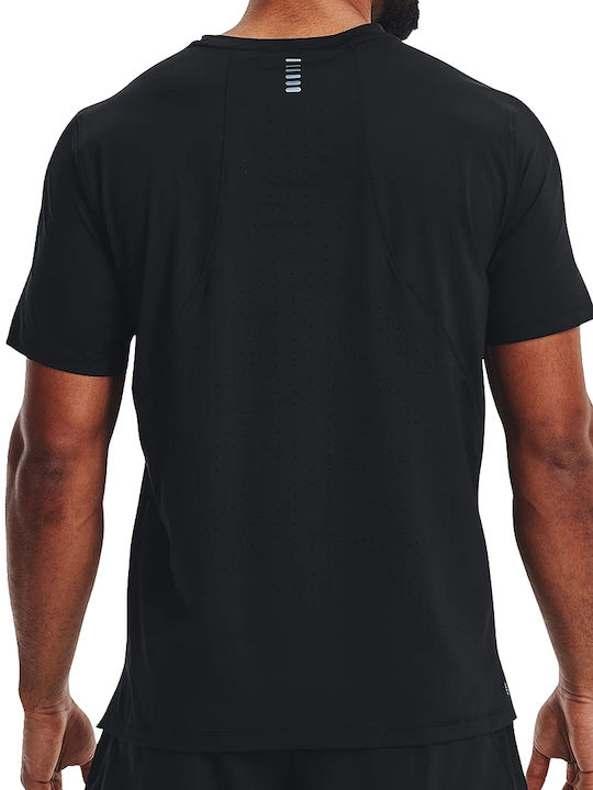 Under Armour Iso-Chill Run Laser Men's Athletic T-shirt Short Sleeve Black