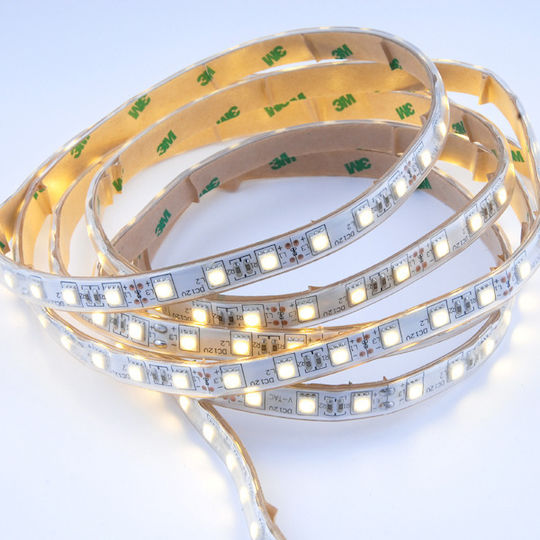 Optonica Αδιάβροχη Ταινία LED 12V Φυσικό Λευκό Φως 5m Τύπου SMD5050