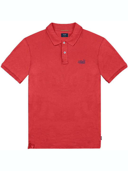 Double S Herren Kurzarmshirt Polo Watermelon