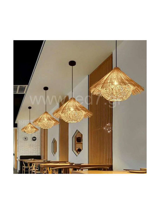 Elmark Pendant Light Brown with Socket E27 54x54cm