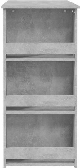 Table Bar Wooden Grey Concrete 102x50x103.5cm