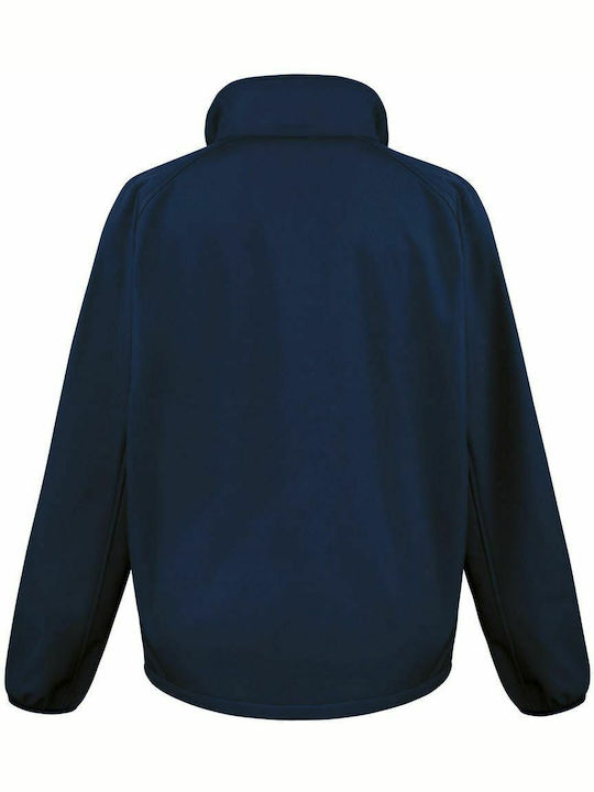 Geci Barbati Softshell Waterproof și cu Protecție Împotriva Vântului Navy Albastru Marin