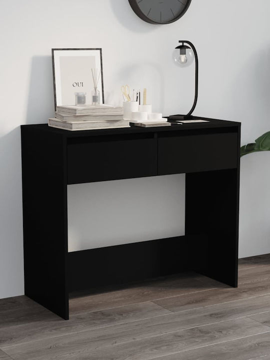 Wooden Console Table Black L89xW41xH76.5cm