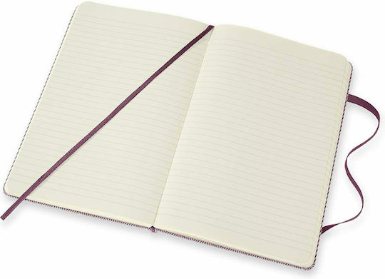Moleskine Blend Notizbuch Geregelt mit Gummiband Lila