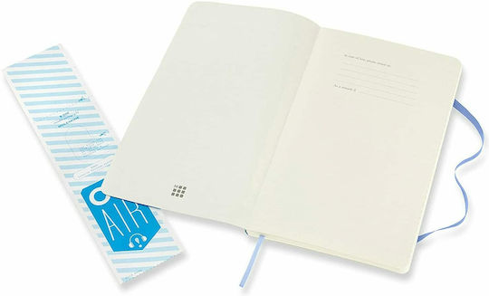 Moleskine Classic Collection Тетрадка 240 Листа На райета с Ластик Син