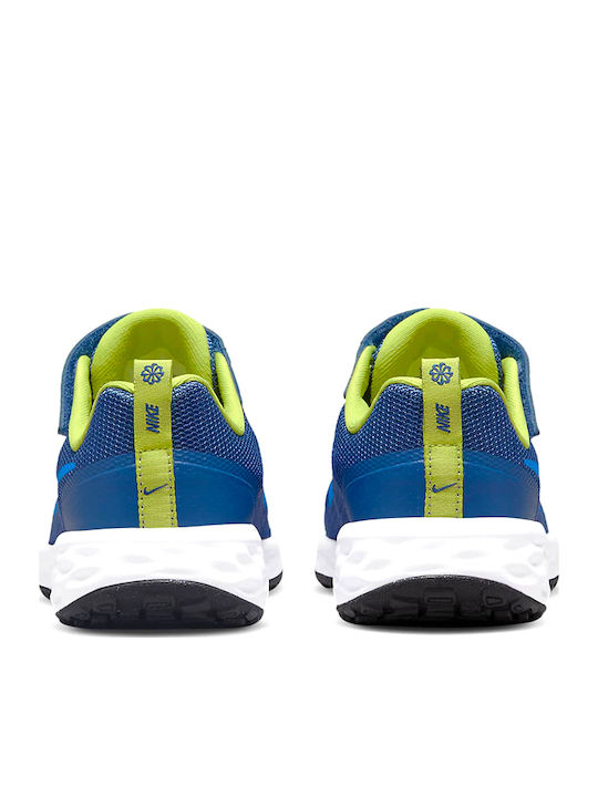 Revolution Revolution Kids Sports Shoes Running with Hoop & Loop Closure Mystic Navy / Photon Blue / Atomic Green