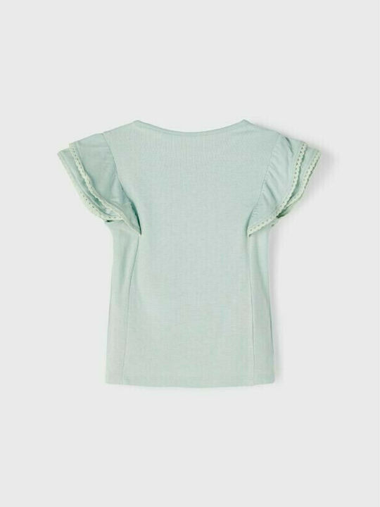 Name It Kids Blouse Short Sleeve Turquoise