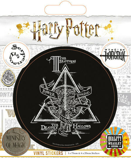 Autocolant Decorativ De Perete Harry Potter Simboluri Vinil 1 Bucată Pyramid International Autocolant Decorativ De Perete Harry Potter Simboluri Vinil 1 Bucată Pyramid International
