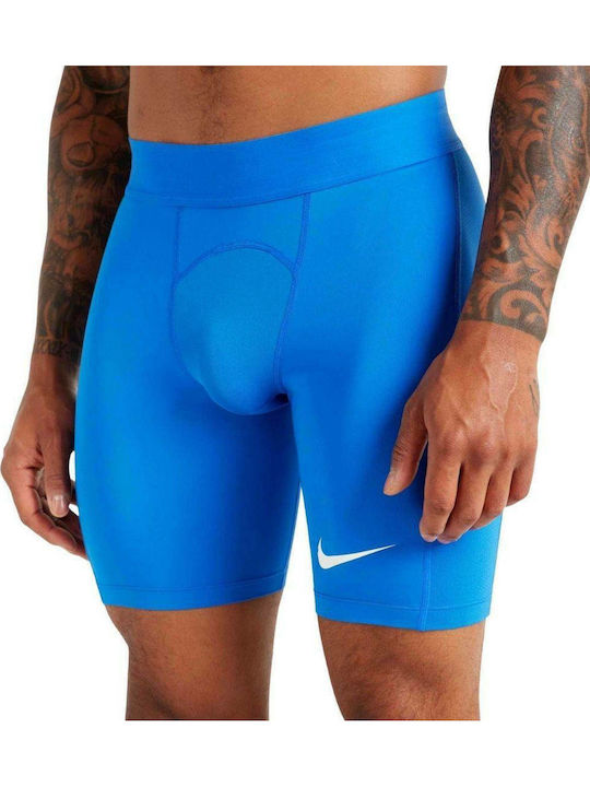 Nike Pro Dri-Fit Strike Men's Sports Short Leggings Blue