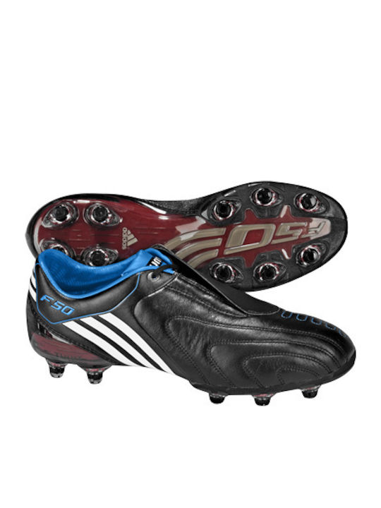 Adidas F50 SG Niedrig Fußballschuhe mit Stollen Schwarz