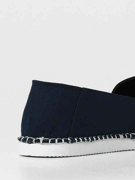 Stoff Herren Espadrilles in Blau Farbe
