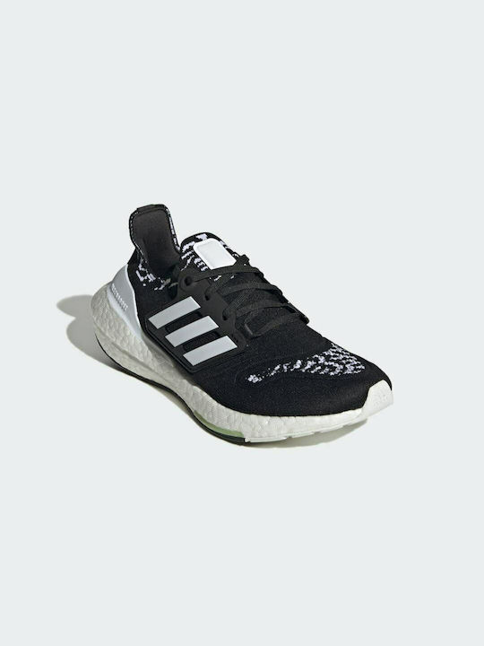 Adidas Ultraboost 22 Γυναικεία Αθλητικά Παπούτσια Running Core Black / Cloud White / Almost Lime