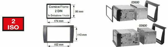 Phonocar Πρόσοψη 2 Din για Seat / Skoda / VW