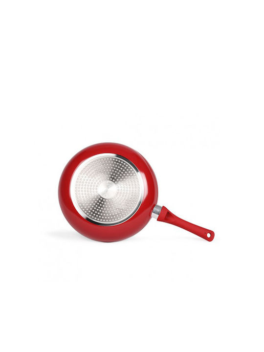 Livoo Set de tigăi din aluminiu Red cu strat de piatră 3buc