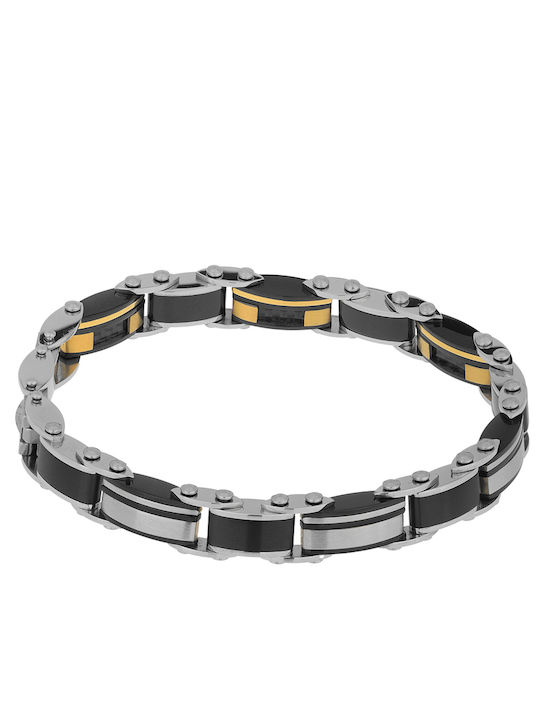 Visetti Herren Armband aus Stahl