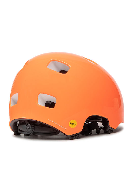 Poc Crane Mips Bicycle Helmet with MIPS Protection Orange