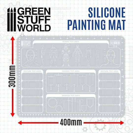 Green Stuff World Silicone Painting Mat Aξεσουάρ Μοντελισμού 1τμχ