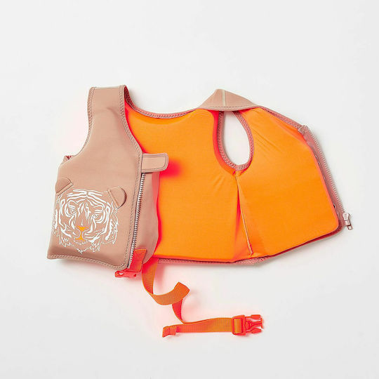 Sunnylife Kids' Life Jacket Neoprene Beige Tully The Tiger