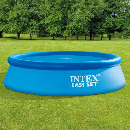 Intex Слънчева Кръгло покривало за басейн от полиетилен син Диаметър 305бр 1бр