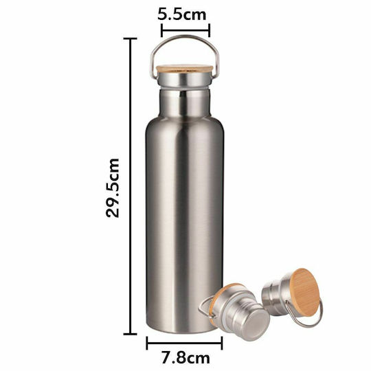 Koupakoupa Aek Thermos Bottle Stainless Steel 750ml Silver