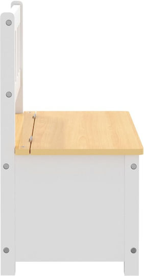 Детски Диван Бял 60x30x55бр