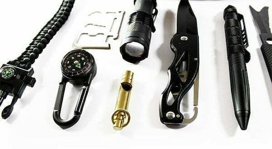 Trec Nutrition Special Forces Multitool Тип куфар за оцеляване със Свирка