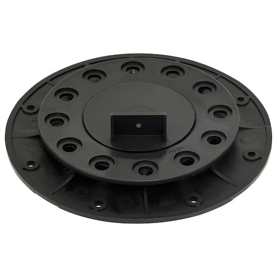 vidaXL Βάση για Πέργκολα από Πλαστικό 19.8x19.8cm 10τμχ Υπερυψωμένων Δαπέδων Deck Ρυθμιζόμενες 10τμχ