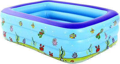 INTIME Children's Inflatable Pool 210x150x60cm