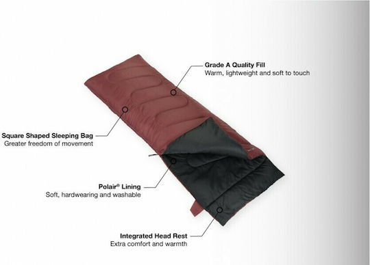 Vango Sleeping Bag Single 2 Seasons Ember Single Black/Blue