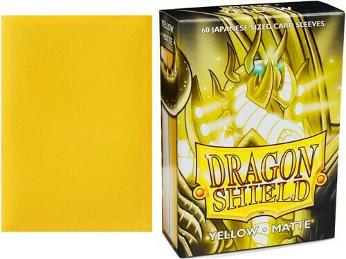 Dragon Shield Card - Japanese Card Sleeves Japanese Size 60τμχ Yellow