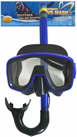 Summertiempo Kids Diving Mask with Snorkel (Various Designs or Colors)