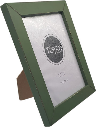 Korres Craft Wooden Picture Frame Green Slim