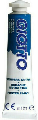 Giotto Tempera Tempera Colour Paint Tube 21ml Turquoise