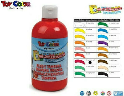 Toy Color Ready Tempera de Pictură Roșu carmin în Sticlă 500ml 1buc 220.551.10